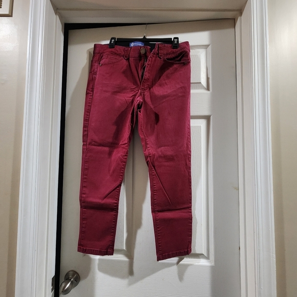 Democracy Deep Red Trousers - Picture 1 of 5